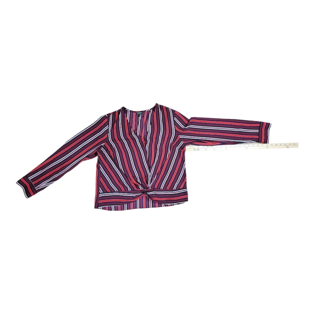 Used Multi color sheer express shirt size Large